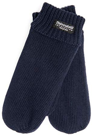 EEM Kinder Winterhandschuhe Fäustling in drei Größen, 100% weiche Baumwolle, Thinsulate Thermofutter