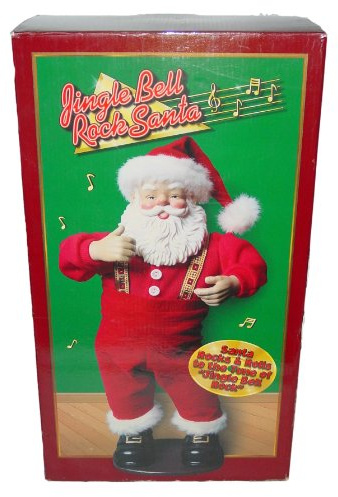 Jingle Bell Rock Santa Animated Dancing Singing Santa Claus