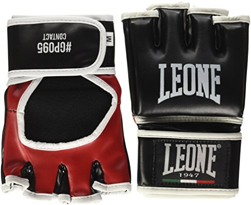 LEONE 1947, Kontakta MMA-handskar, Unisex vuxen, Svart, S, GP095