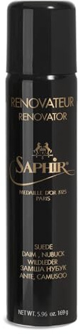 SAPHIR Medaille d'Or Suede Renovator - Protects and Recolors Suede Shoes, Boots, Handbags, Shoe - Medium Brown