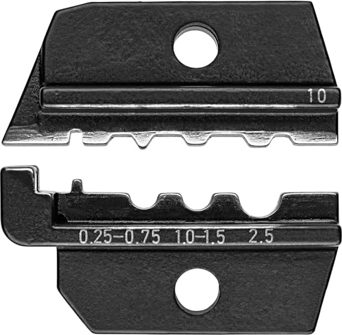 KNIPEX Crimping Die, 97 49 10 | For Non-Insulated Tube and Crimp Cable Lugs and Non-Insulated Butt and Crimp Connectors in Accordance with Din 46341