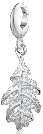Lily Charmed - Sterling Silver Oak Leaf Charm