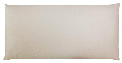 GIRAFFENLAND Bio Hirsekissen 40x80cm, Bio-Perkal + Bio Füllung, direkt befüllt | ungefärbt und ungebleicht | Schlafkissen, Kopfkissen