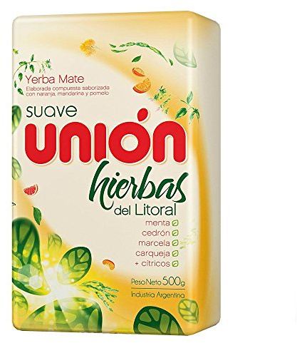 Yerba Mate Union 500g Suave Hierbas Serranas Herbes Côtières