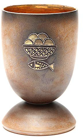 Holyart Calice concelebrazione Ceramica 3 Fuoco pani Pesci