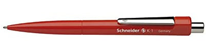 Schneider Schreibgeräte Druckkugelschreiber K 1 schwarz, M rot, dokumentenecht