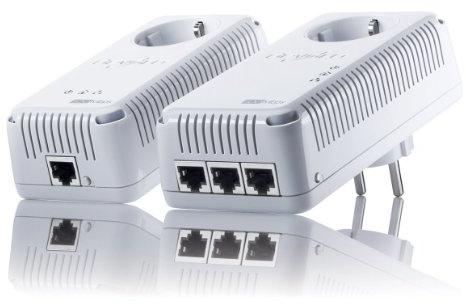 Devolo dLAN 500 AVtriple+ Starter Kit (Netzwerk aus der Steckdose) weiß