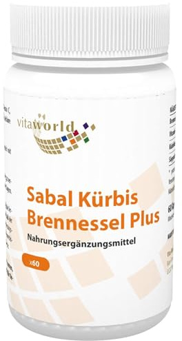 Vitaworld Sabal Kürbis Brennnessel Plus Kapseln, 60 St. Kapseln