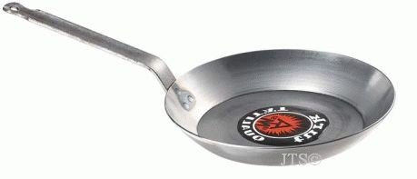 Turk Servierpfanne mit extra hohem Rand, Eisen, Silber, 30 x 30 x 30 cm