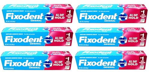 Fixodent Adhesive Cream (Pack of 6)