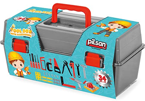 Pilsan pilsan03 248 Werkzeug Box mit Zubehör Spielzeug-Set (25-teilig)