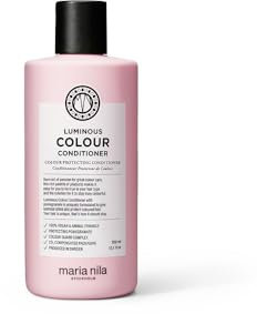 Maria Nila Luminous Colour Conditioner, verringert Farbverlust beim Waschen, Granatapfel wirkt dem Austrocknen entgegen, 100% vegan, Sulfat & Parabenfrei 300ml