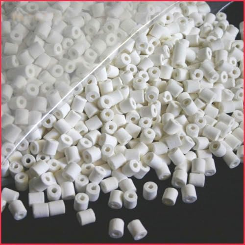 Aquacity Premier Bulk Bio Ceramic Rings Filter Media For Aquarium Koi Fish Pond Reef Filter (5 Lbs)