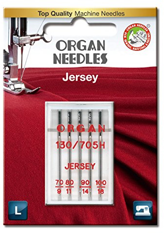 Organ Needles 5221000BL Maschinennadeln, Silber, 70/100 Größe, 5