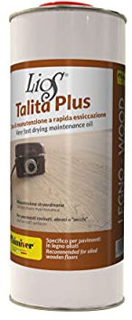 Olio impregnante rigenerante per la cura e manutenzione di pavimenti in parquet trattati ad olio naturale. Chimiver - LIOS TALITA PLUS | Latta da 1L.