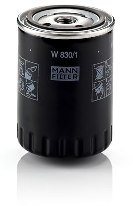 MANN-FILTER W 830/1 Ölfilter - für Pkw + Transporter | Für PKW, Hohe Filtrationsleistung, Optimaler Motorschutz, Hochwertige Dichtung, Echte OE-Technologie
