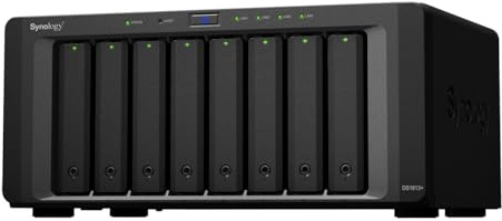Synology DS1813+ Serveur de stockage NAS pour 8 Disques Durs USB 3.0 Noir