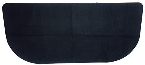 Vigcebit 122x60CM Halbrund, Feuerfeste Kaminmatte, Kaminmatte Feuerfeste Matte Für Kamin Innen Schwer Entflammbares Pad, Glutschutzmatte Zum Schutz Von Kaminöfen Im Innenbereich