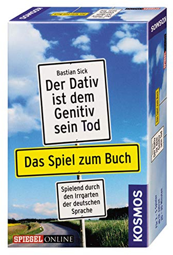 KOSMOS 6993520 Der Dativ ist dem Genitiv Sein Tod, Quiz-Spiel für 2-5 Personen ab 12 Jahren, das Spiel zum Buch von Erfolgsautor Bastian Sick