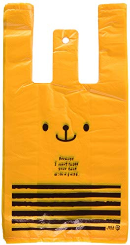 Heads CDB-S Handbag, Shopping Bag, Bear, Orange-S (100 Sheets)