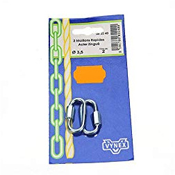 VYNEX Maglia Rapida Diametro 3,5 mm, Confezione da 2, Sconosciuto, Taglia Unica