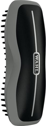 Wahl Professional Animal Horse Grooming Rubber Curry Brush, 858712, Black