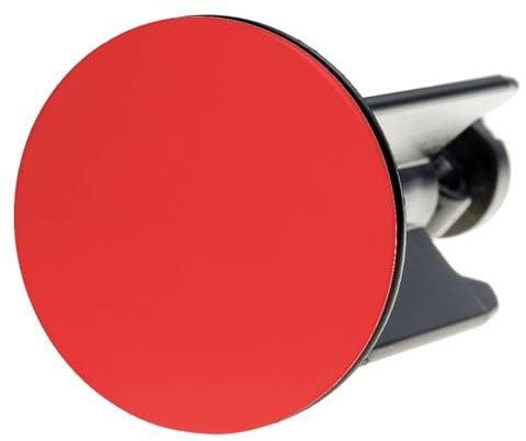 Sanilo Waschbeckenstöpsel Rot, schöner Stöpsel für das Waschbecken, universal mit Motiv