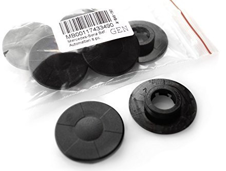 kh Teile Fußmatten Befestigung Clips passend bei Mercedes Matten Ösen Innen (8-teilig) schwarz