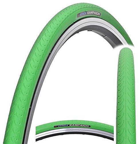 Kenda Kampaign K177 Fahrradreifen 700 x 23 C, für Ein-Gang-Räder, Rennräder, Fixie-Räder und Trekking-Räder, Kampaign, grün, 700 x 23c
