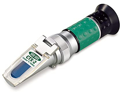 Vee Gee Scientific CTX-2 Handheld Refractometer, with Antifreeze/Coolant Scales, -50 to 32 degree F Freezing Point
