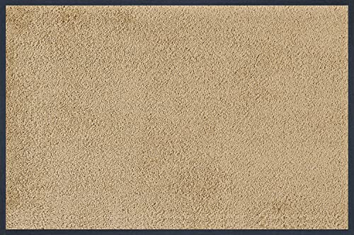 Wash+Dry Fußmatte, Sahara 40x60 cm, innen und außen, waschbar, Beige