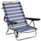 Alco Chaise inclinable pour plage, aluminium, Fibreline