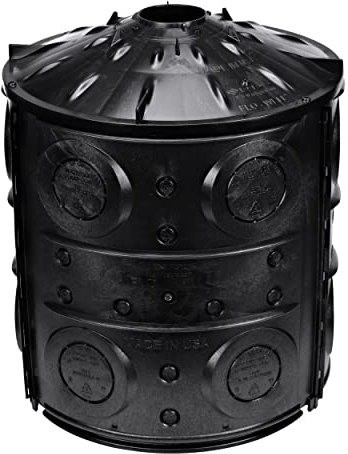 NDS FWAS24 Flo Kit de système de puits secs pour eaux pluviales avec 3 Panneaux latéraux et 1 Couvercle, idéal pour la Collecte des eaux de Pluie, Noir