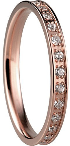 Bering Damen-Ring arctic symphony Innenring Edelstahl Zirkonia weiß Gr. 62 (19.7) - 556-37-81