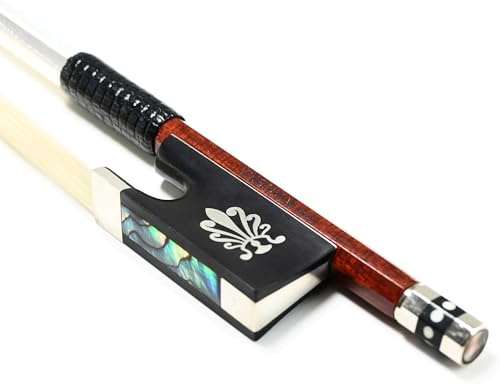4/4 Size Carbon Fiber Core Hybrid Pernambuco Skin Violin Bow