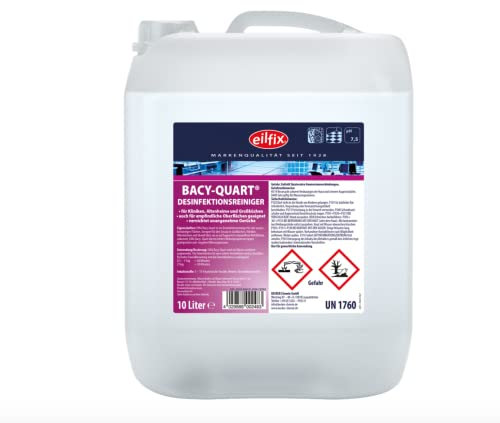 10 ltr. Bacy-Quart Flächendesinfektion Konzentrat Desinfektionsmittel auch für empfindliche Oberflächen