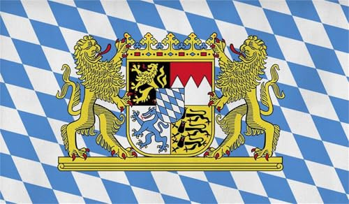 XXL Flagge Fahne genäht 150 x 250 cm Deutschland Brasilien USA Italien Spanien Portugal usw. Bayern 150 x 250 cm