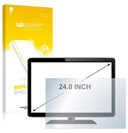 upscreen Schutzfolie für Displays 24 (61 cm) [519x325 mm, 16:10] | Entspiegelter Displayschutz Made in Germany Industrie-Monitore Anti-Reflex Displayschutz-Folie Matt Anti-Fingerprint