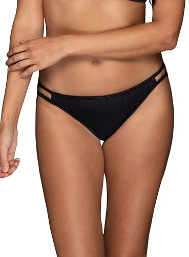 Vanity Fair Illumination String Bikini, 1 Pack, NH Midnight Black, Size 7
