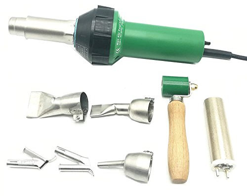 Saldatura in plastica PVC Hot Air Gun per saldatrice con 3 ugelli, pressione in silicone, rulli ad alta velocità, 1600 W, 220 V/110 V