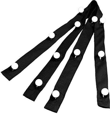 Leiber 6-Loch-Knopfleiste- schwarz 02-4164-10 gr: one size