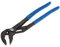 GEDORE Tenaza pico loro, Alicates pico loro, Anchura de sujeción de hasta 38 mm, Posición fija con botón, Seguro antipellizcos, Plana, Cromada, 142 10 TL