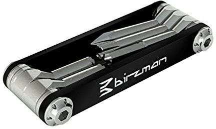 Birzman Feexman E-Version 5 Multi-Tool - Compact 5-Function Cycling Tool with Hex Keys, Torx & Screwdriver, Lightweight Aluminum Design, Black