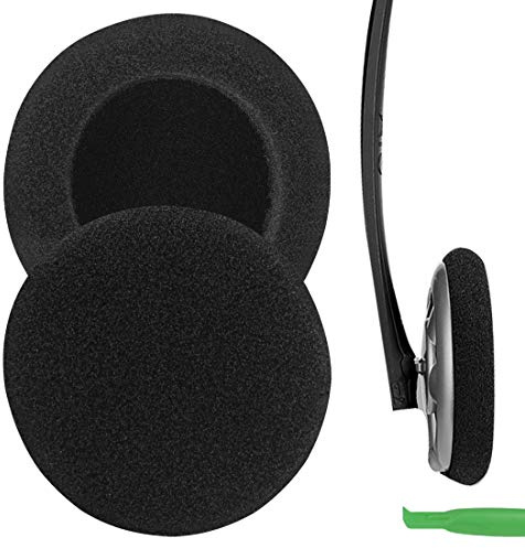 Geekria Comfort Foam Replacement Ear Pads for Sennheiser PX100, PX100-II, PMX100, PX80, MS80, MS100, HD50, HD50-TV, PC131 Headphones Ear Cushions (Black)