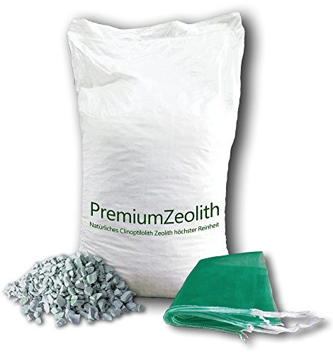 ZEOLITH - 2 sacchi di zeolite naturale per filtraggio laghetti o acquari, con grana da 2,5-5 mm