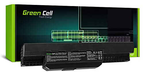 Green Cell Standard Serie A32-K53 A41-K53 Akku für ASUS A43 A43U A53T A54 K43 K53J K54 K54C X53B X53BR X53BY X53SC X53SD X53SG X53TA X53TK X53Z X54HR X54XB (6 Zellen 4400mAh 10.8V Schwarz)