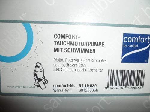 DAB Nova 300 M-A Tauchpumpe mit Schwimmer, Schmutzwasserpumpe m. Schwimmschalter