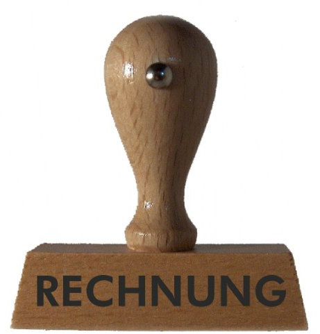 Lagerstempel RECHNUNG vom Kaufhaus2010