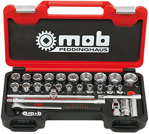 Mob Outillage 9436028001 Coffret de douilles 1/2 6 pans 28 pièces