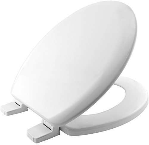 Bemis Lunette WC en bois mouluré Blanc